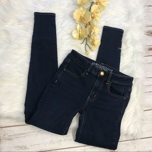 American Eagle Jegging Dark Wash Size 2 Long